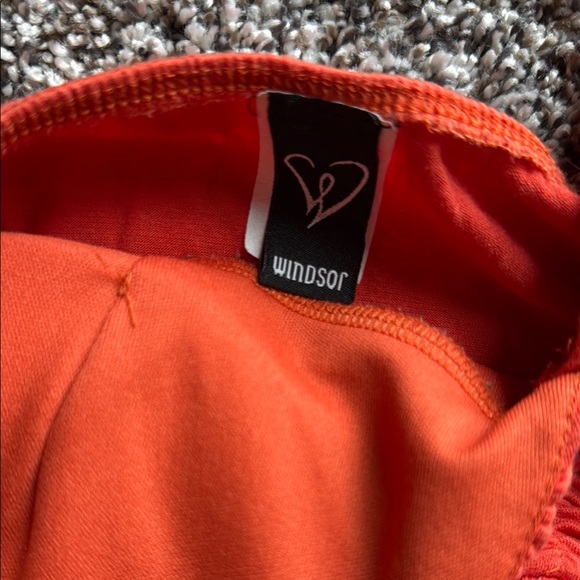 Windsor Vibrant Orange Halter Top - Picture 2 of 10
